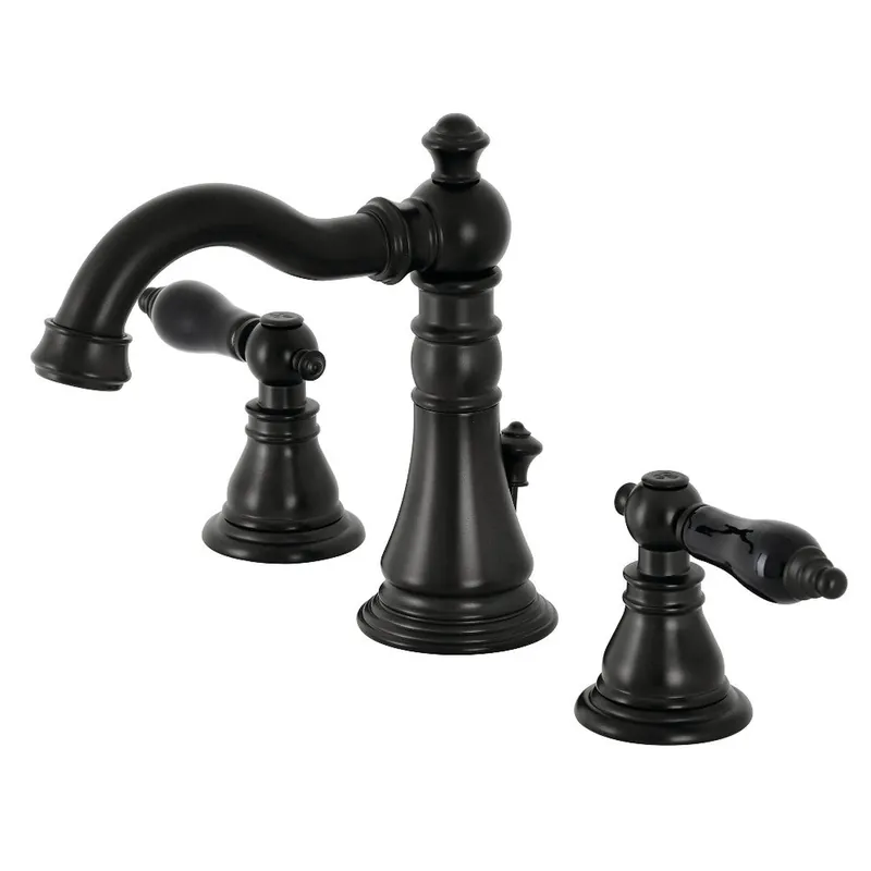 Fauceture FSC1970AKL Duchess Widespread Bathroom Faucet with Retail Pop-Up, Matte Black Price Cut
