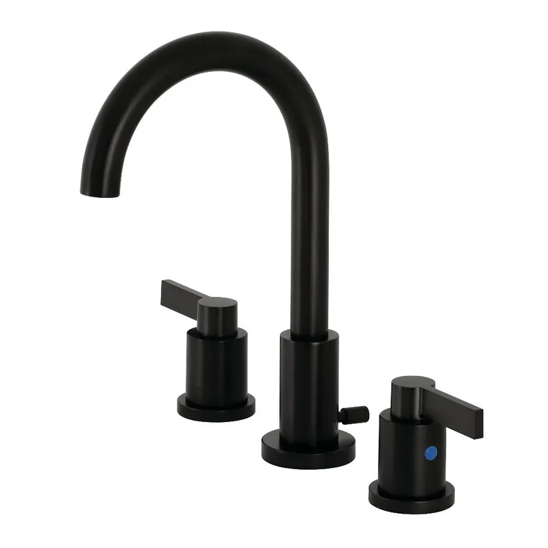 Fauceture FSC8920NDL NuvoFusion Widespread Bathroom Faucet, Matte Black Premium