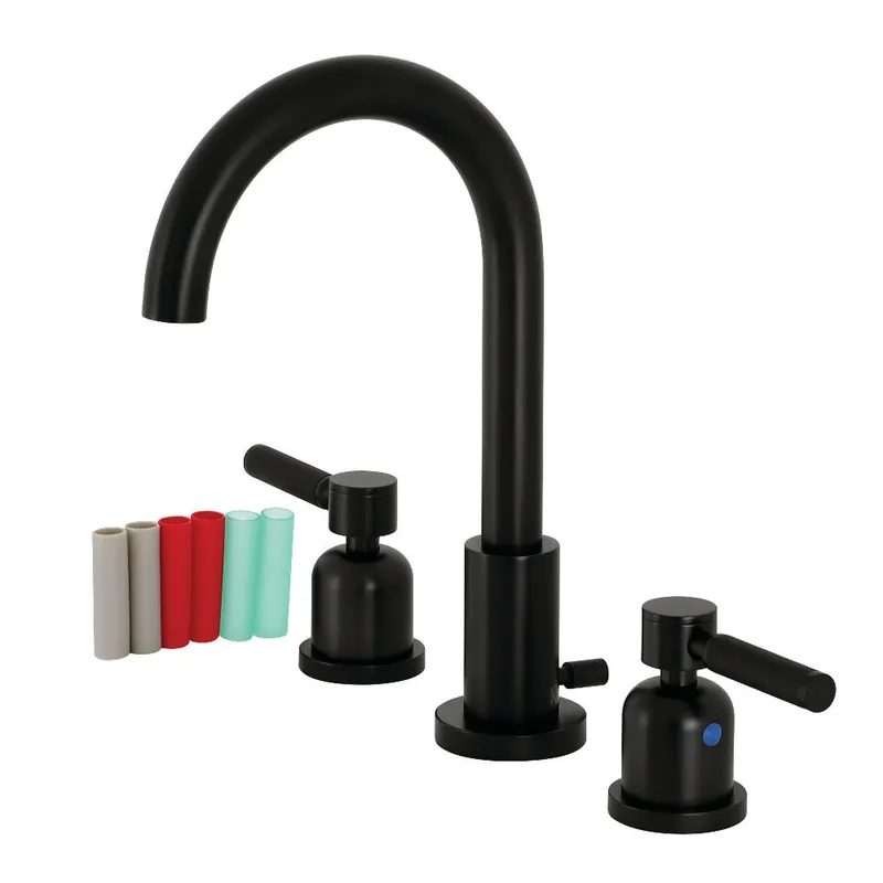 Fauceture FSC8920DKL Kaiser Widespread Bathroom Faucet, Matte Black Hassle-Free Returns