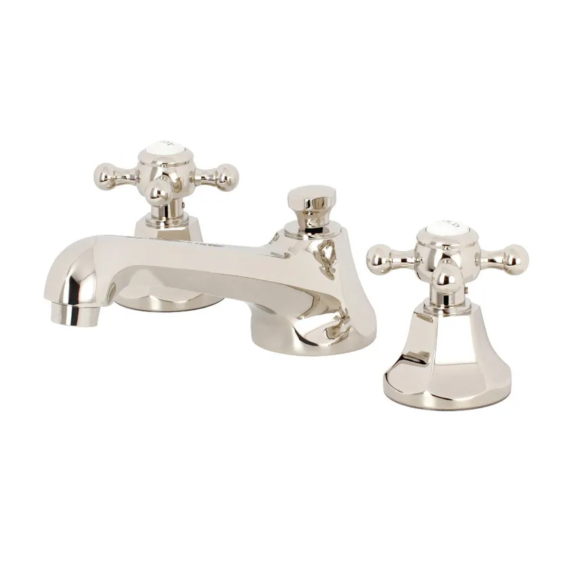 Reduced Price Kingston Brass KS4466BX 8 in. Widespread Bathroom Faucet, Polished Nickel