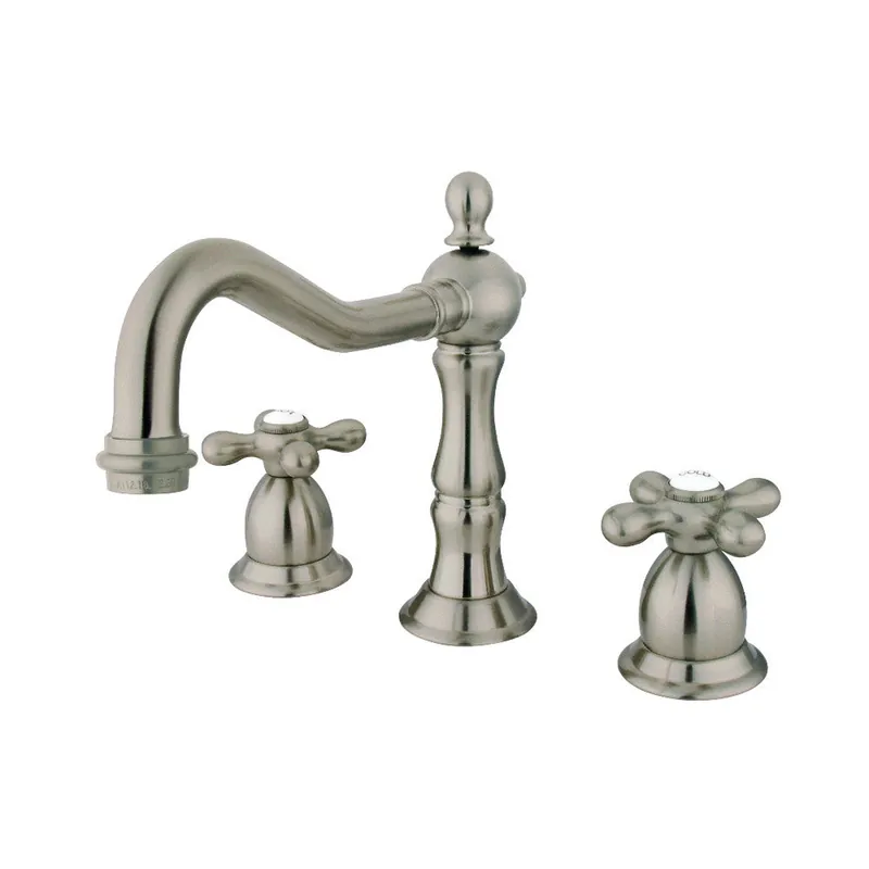 Price Drop Kingston Brass KS1978AX 8 in. Widespread Bathroom Faucet, Brushed Nickel