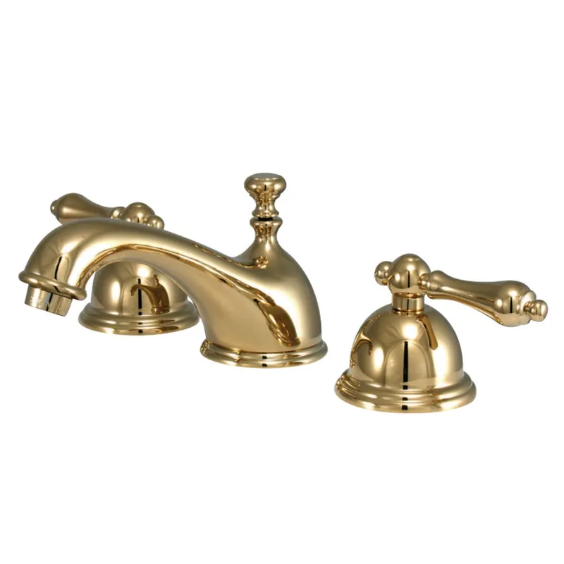 Kingston Brass KS3962AL 8 in. Widespread Bathroom Faucet, Polished Brass Low Price