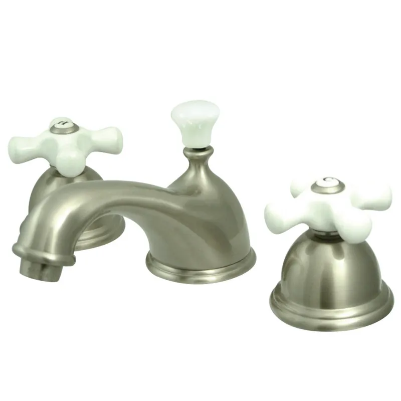 Next Day Delivery Kingston Brass KS3968PX 8 in. Widespread Bathroom Faucet, Brushed Nickel