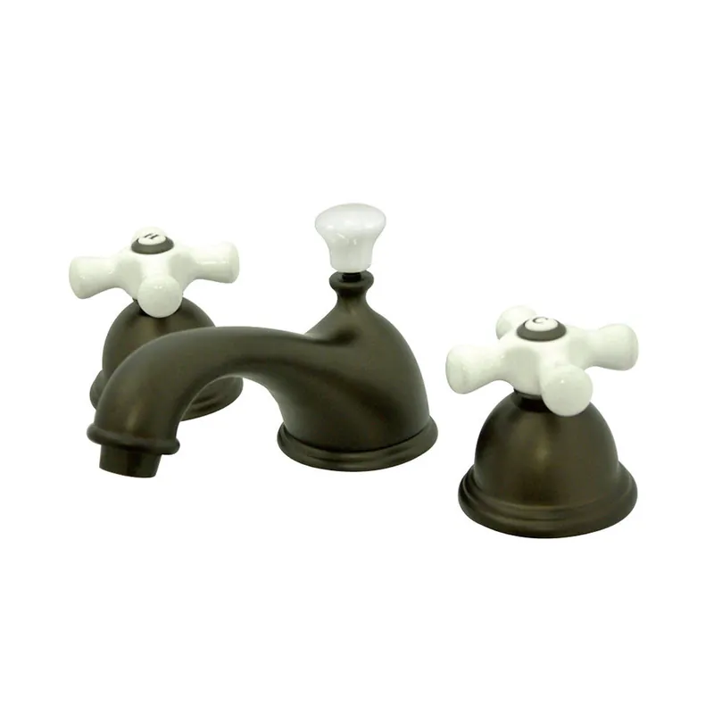 Kingston Brass KS3965PX 8 in. Widespread Bathroom Faucet, Oil Rubbed Bronze Price Drop