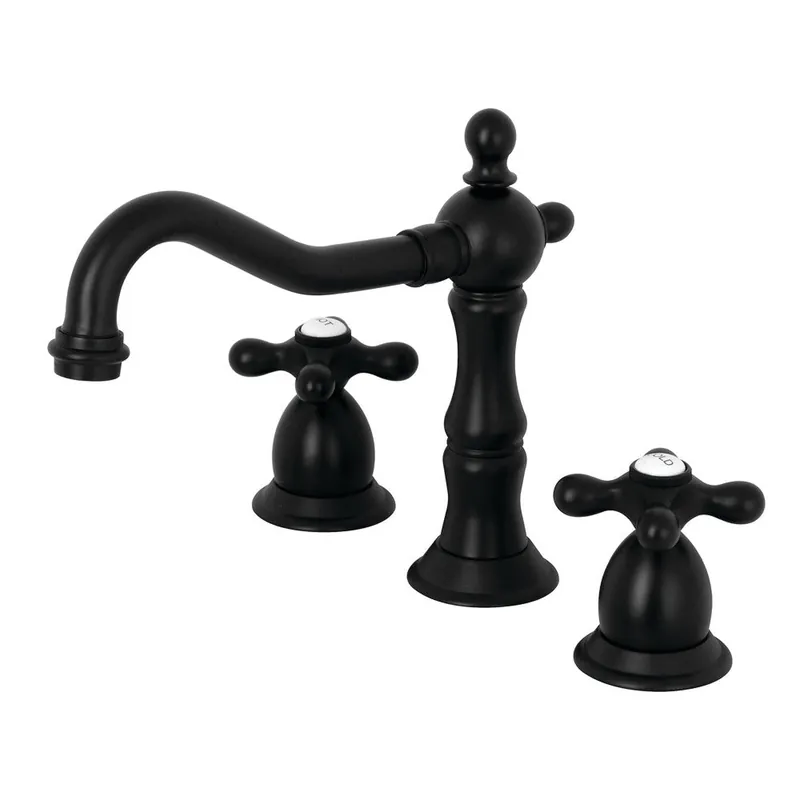 In Demand Kingston Brass KS1970AX 8 in. Widespread Bathroom Faucet, Matte Black