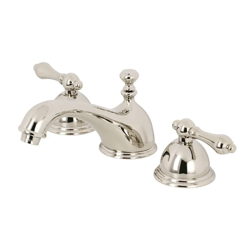 Money Back Guarantee Kingston Brass KS3966AL 8 in. Widespread Bathroom Faucet, Polished Nickel