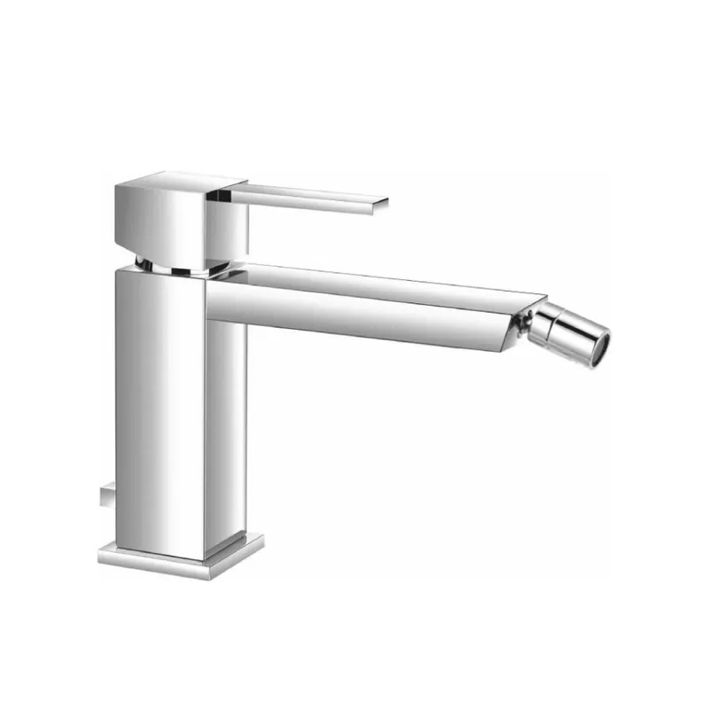 Flusso Faucets Serie 150 5" Single-Hole Chrome Solid Brass Bidet Faucet With Drain Viral