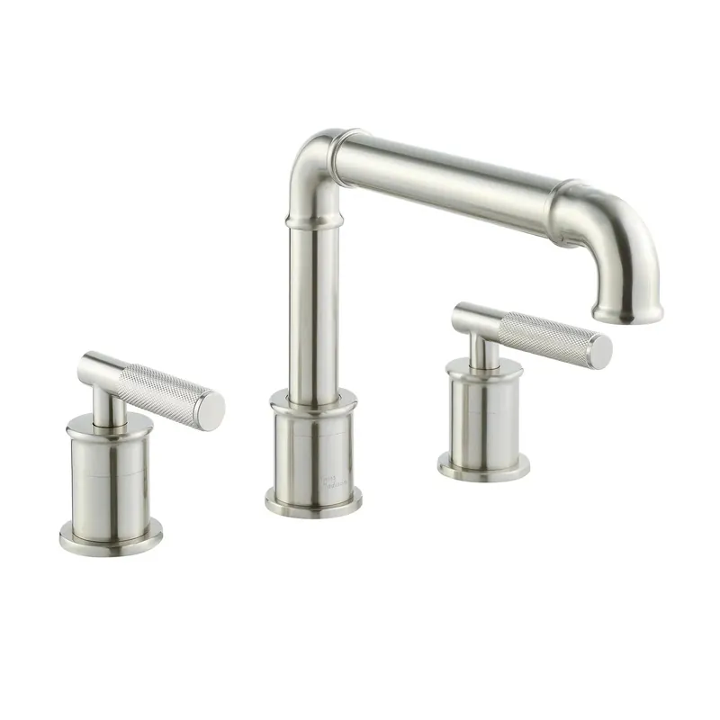 Swiss Madison Avallon 8" Widespread Brushed Nickel With Grip Handle and 1.2 GPM Flow Rate Express Delivery