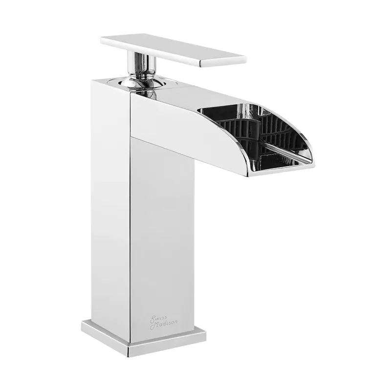 Swiss Madison Concorde 7" Single-Handle Chrome Waterfall Bathroom Faucet With 1.2 GPM Flow Rate Sale