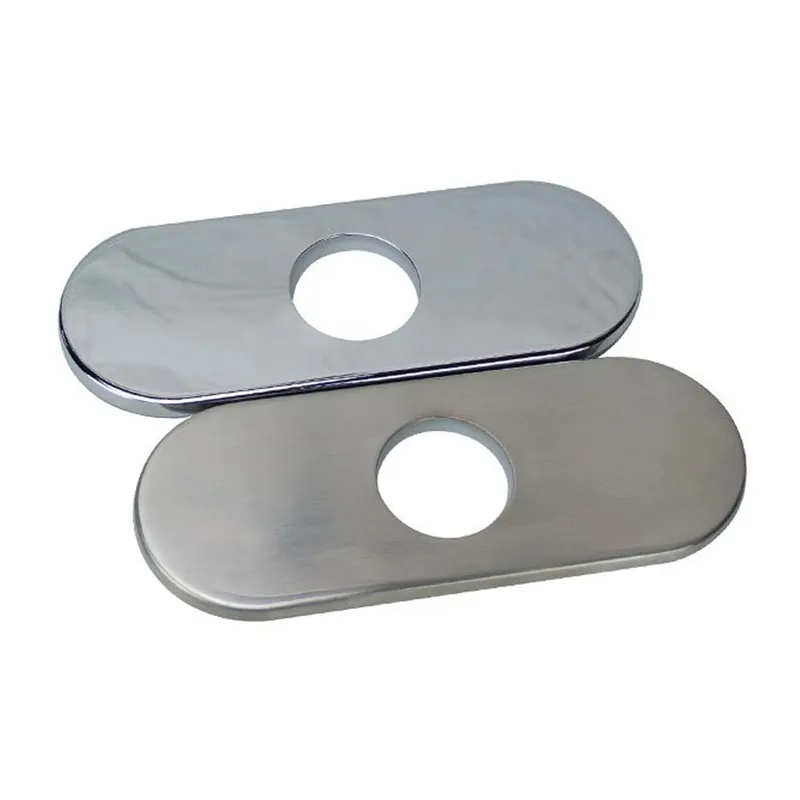 Luxury Pelican Int'l Bathroom Deck Plate in Brushed Nickel