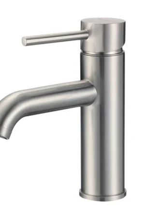 Discount Pelican Int'l Cascade Series PL-8113 Single Hole Bathroom Faucet In Brushed Nickel Finish