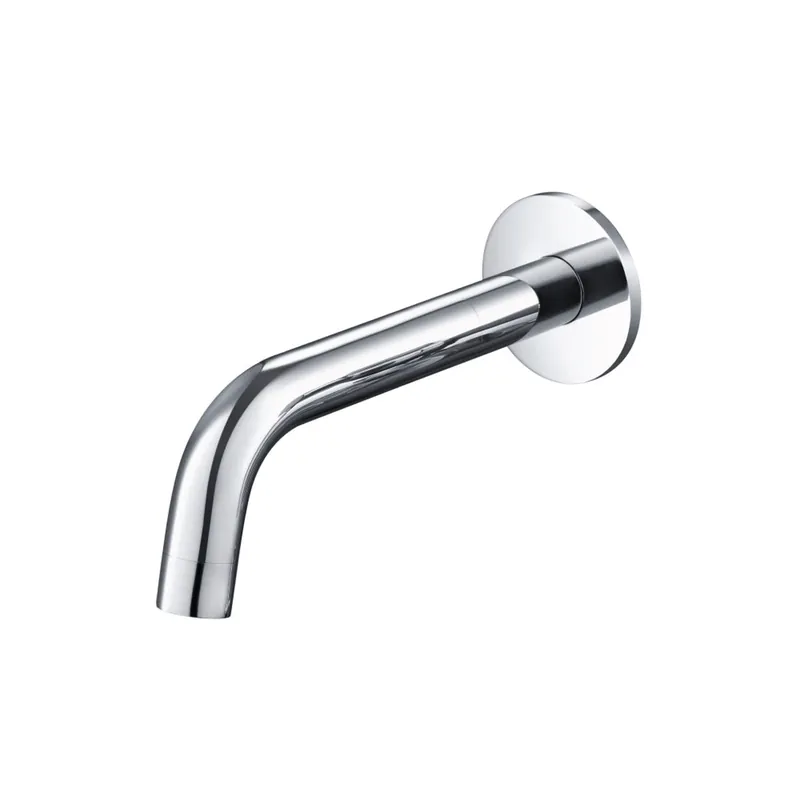Editor’s Pick Flusso Faucets Serie 100 8" Single-Hole Matte Black Solid Brass Wall-Mounted Non-Diverting Bathtub Spout