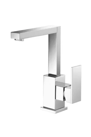 Warranty Included Flusso Faucets Serie 160 9" Single-Hole Matte Black Solid Brass Deck-Mounted Bathroom Bar Sink Faucet With Swivel Spout