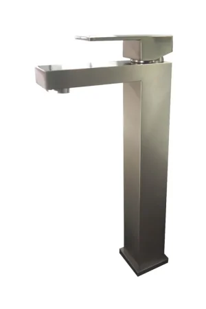 Same Day Shipping Ratel 12" Single-Hole Brushed Nickel Vessel Bathroom Sink Faucet With 10" Spout Height