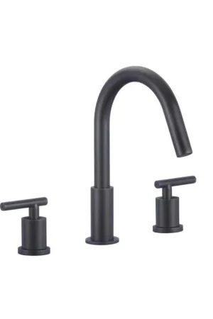 Ratel 8" 3-Hole Matte Black Widespread Bathroom Sink Faucet Express Delivery