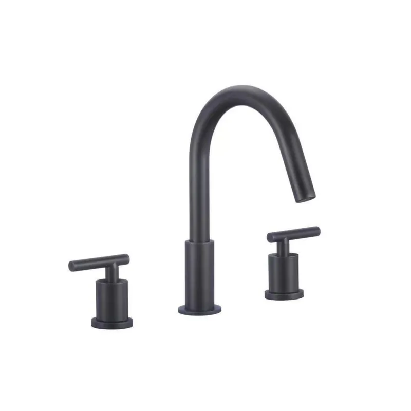 Ratel 8" 3-Hole Matte Black Widespread Bathroom Sink Faucet Express Delivery