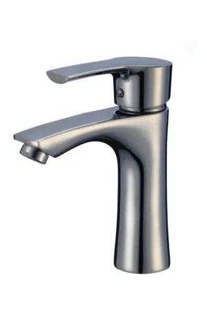 Authentic Ratel 7" Single-Hole Brushed Nickel Contemporary Bathroom Sink Faucet