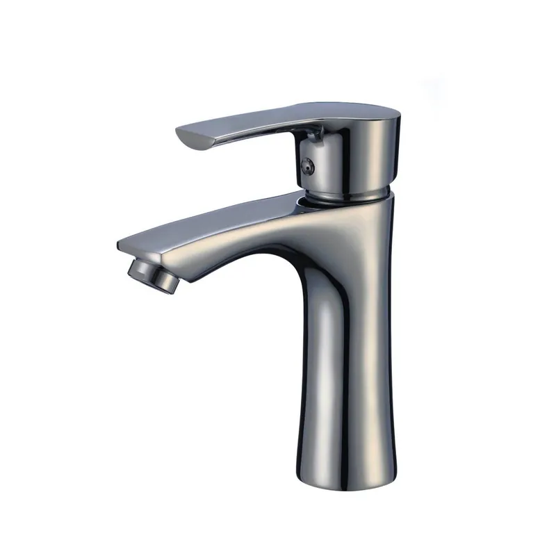 Authentic Ratel 7" Single-Hole Brushed Nickel Contemporary Bathroom Sink Faucet