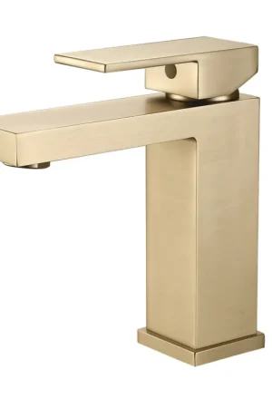Ratel 7" Single-Hole Brushed Gold Bathroom Sink Faucet Mega Sale