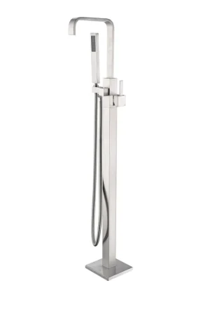 Today Only ANZZI Victoria Series 2-Handle Brushed Nickel Clawfoot Tub Faucet With Euro-Grip Handheld Sprayer