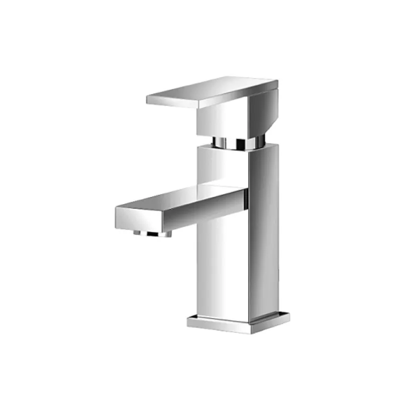 Flusso Faucets Serie 160 160.1050PN 6" Single-Hole Polished Nickel PVD Deck-Mounted Bathroom Sink Faucet With Pop-Up Drain Premium