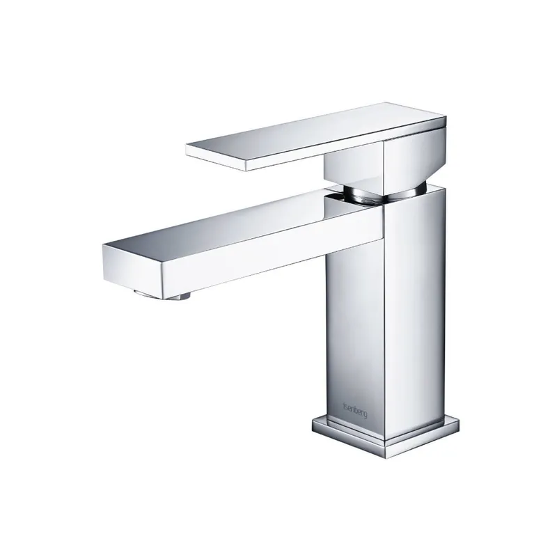 Flusso Faucets Serie 160 6" Single-Hole Polished Nickel PVD Deck-Mounted Bathroom Sink Faucet With Pop-Up Drain Flash Sale