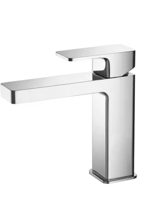 Don’t Miss Out Flusso Faucets Serie 196 7" Single-Hole Chrome Deck-Mounted Bathroom Sink Faucet With Pop-Up Drain and Adjustable Hot Limit Safety Stop
