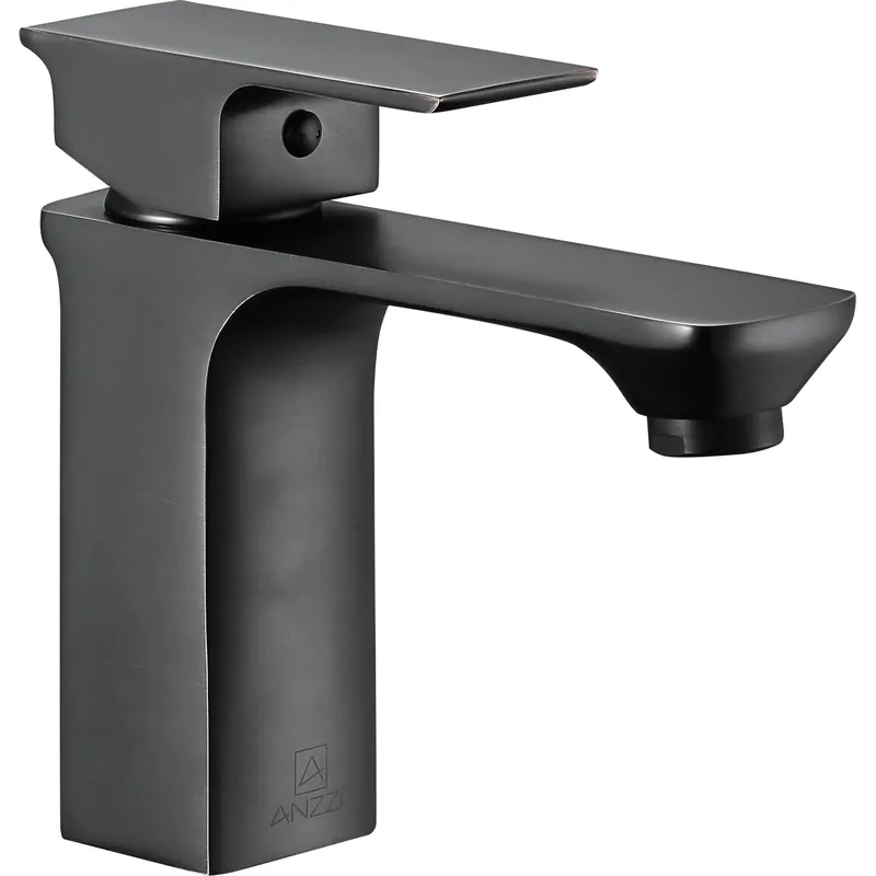 Best Price ANZZI Promenade Series 4" Single Hole Oil Rubbed Bronze Bathroom Sink Faucet
