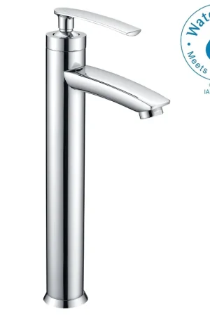 ANZZI Fifth Series 9" Single Hole Polished Chrome Bathroom Sink Faucet Top Pick