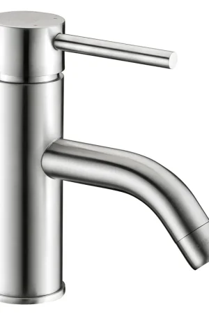ANZZI Bravo Series 2" Single Hole Brushed Nickel Low-Arc Bathroom Sink Faucet Special Offer