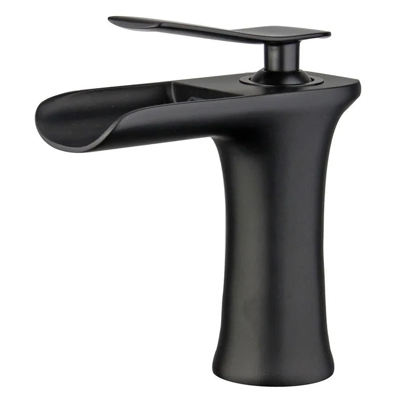 Bellaterra Home Logrono 7" Single-Hole and Single Handle New Black Bathroom Faucet Worldwide Shipping
