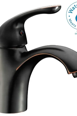 ANZZI Clavier Series 3" Single Hole Oil Rubbed Bronze Mid-Arc Bathroom Sink Faucet Limited Edition