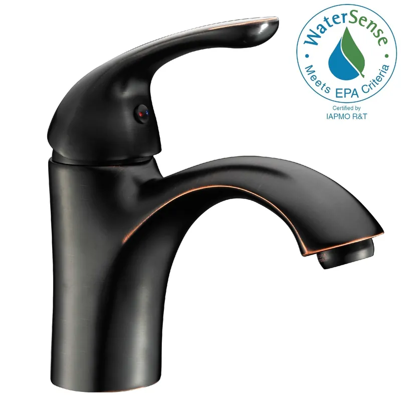 ANZZI Clavier Series 3" Single Hole Oil Rubbed Bronze Mid-Arc Bathroom Sink Faucet Limited Edition