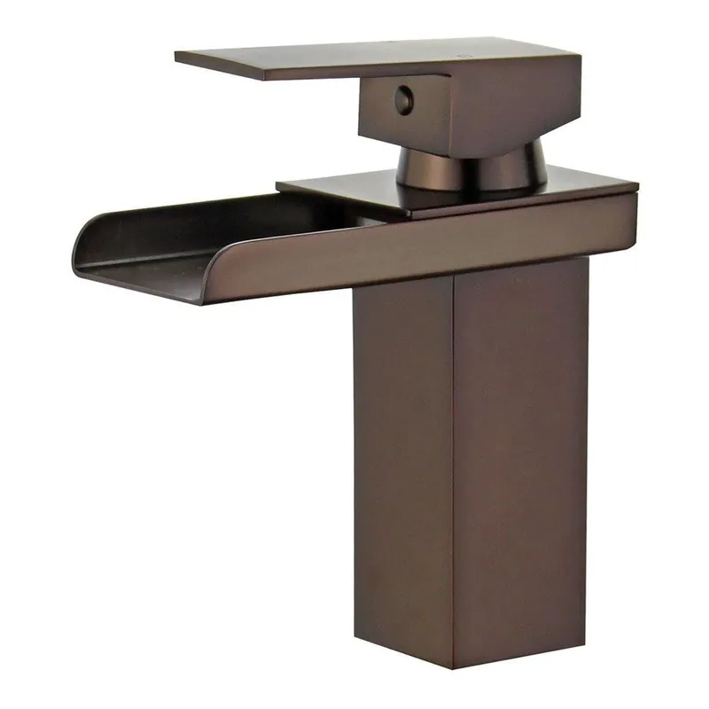 Bellaterra Home Pampalona 6" Single-Hole and Single Handle Oil Rubbed Bronze Bathroom Faucet With Overflow Drain New Arrival