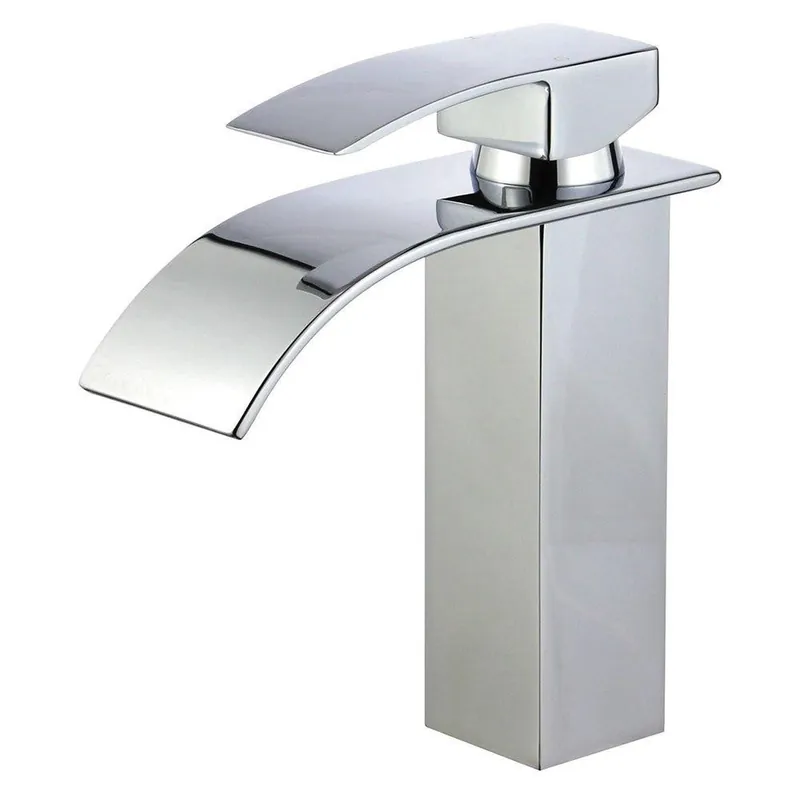 Shop Now Bellaterra Home Santiago 7" Single-Hole and Single Handle Polished Chrome Bathroom Faucet