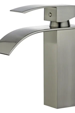 Top Pick Bellaterra Home Santiago 7" Single-Hole and Single Handle Brushed Nickel Bathroom Faucet