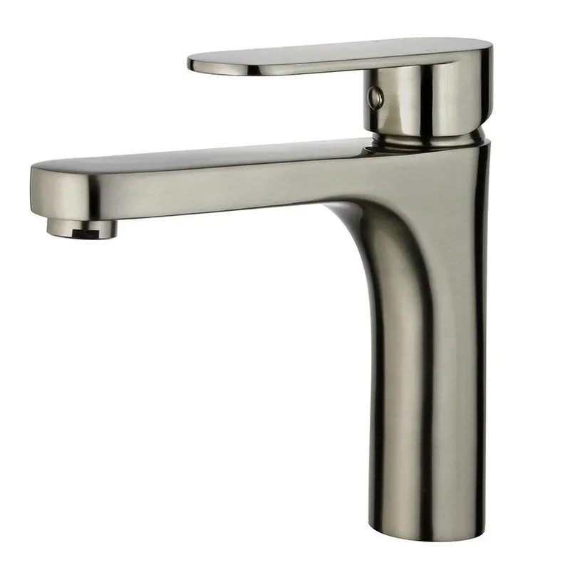 Bellaterra Home Donostia 7" Single-Hole and Single Handle Brushed Nickel Bathroom Faucet With Overflow Drain Today Only