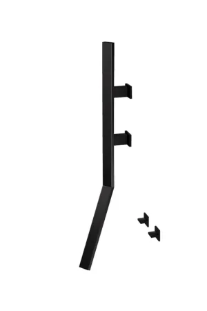 Editor’s Pick Flusso Faucets Infinity 34" Matte Black Solid Brass Wall-Mounted Bathroom Sink Faucet With Handle and Hidden Aerator
