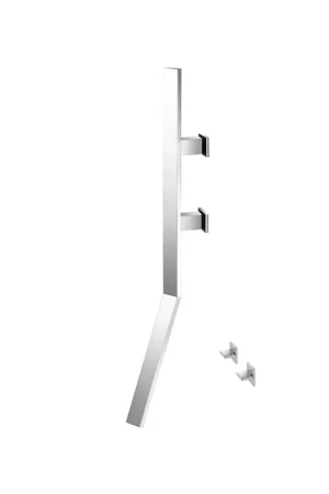 Best Price Flusso Faucets Infinity 34" Brushed Nickel PVD Solid Brass Wall-Mounted Bathroom Sink Faucet With Handle and Hidden Aerator