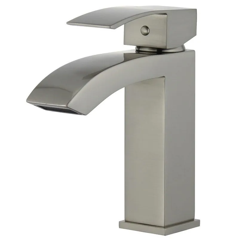 Buy Online Bellaterra Home Cordoba 7" Single-Hole and Single Handle Brushed Nickel Bathroom Faucet