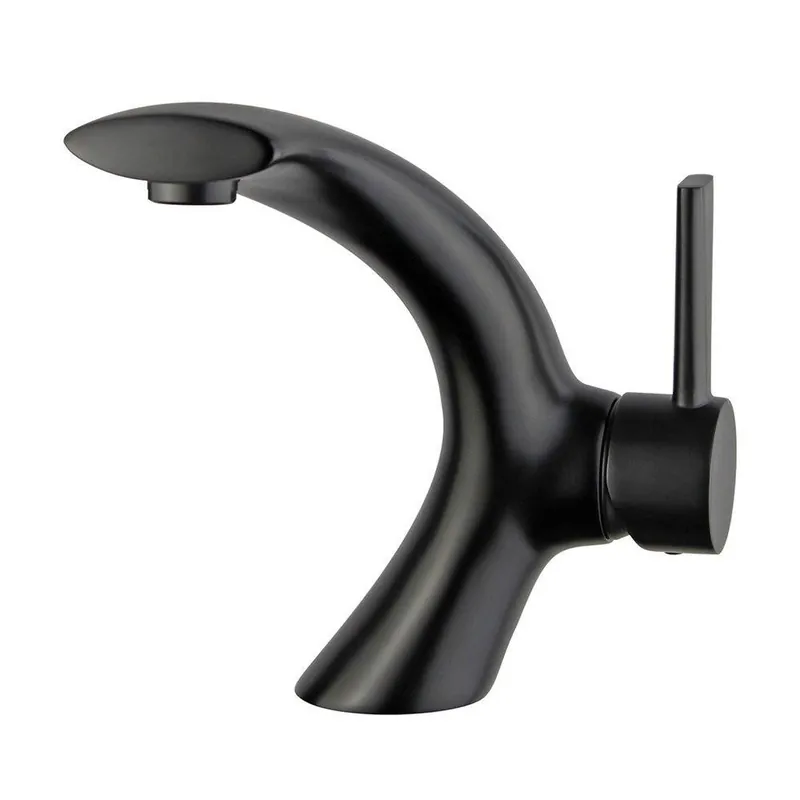 Bellaterra Home Bilbao 7" Single-Hole and Single Handle New Black Bathroom Faucet With Overflow Drain Don’t Miss Out