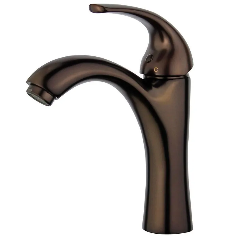 Buy Today Bellaterra Home Seville 8" Single-Hole and Single Handle Oil Rubbed Bronze Bathroom Faucet