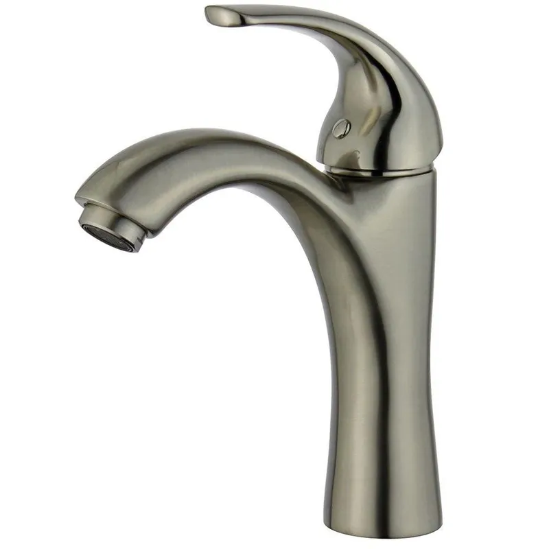 Bellaterra Home Seville 8" Single-Hole and Single Handle Brushed Nickel Bathroom Faucet High Quality