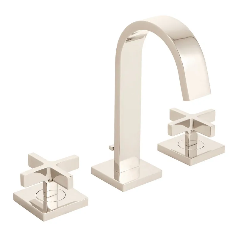 Instant Buy Speakman Lura 7" 1.2 GPM Cross Handle Polished Nickel Widespread Faucet