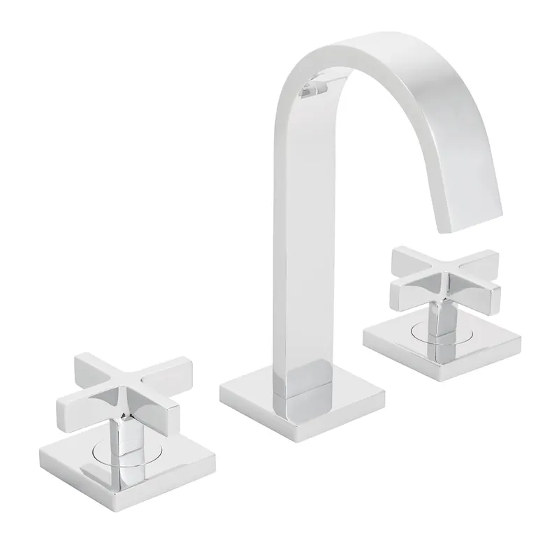 Genuine Speakman Lura 7" 1.2 GPM Cross Handle Polished Chrome Widespread Faucet