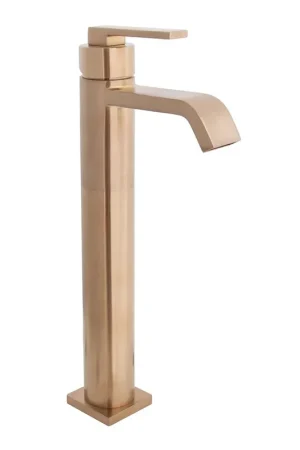High Quality Speakman Lura 1.2 GPM Single Platform Lever Handle Brushed Bronze Vessel Faucet