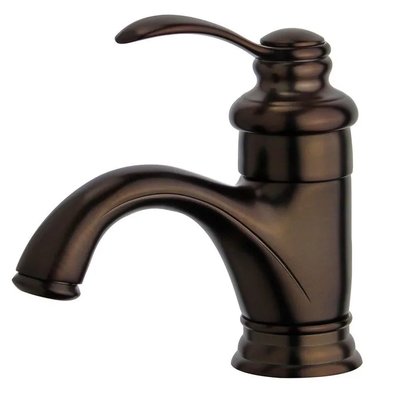Bellaterra Home Barcelona 6" Single-Hole and Single Handle Oil Rubbed Bronze Bathroom Faucet Shop Now