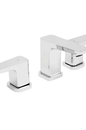 Best Seller Speakman Kubos 1.2 GPM Low Lead Brass Polished Chrome Lever Handle Widespread Faucet