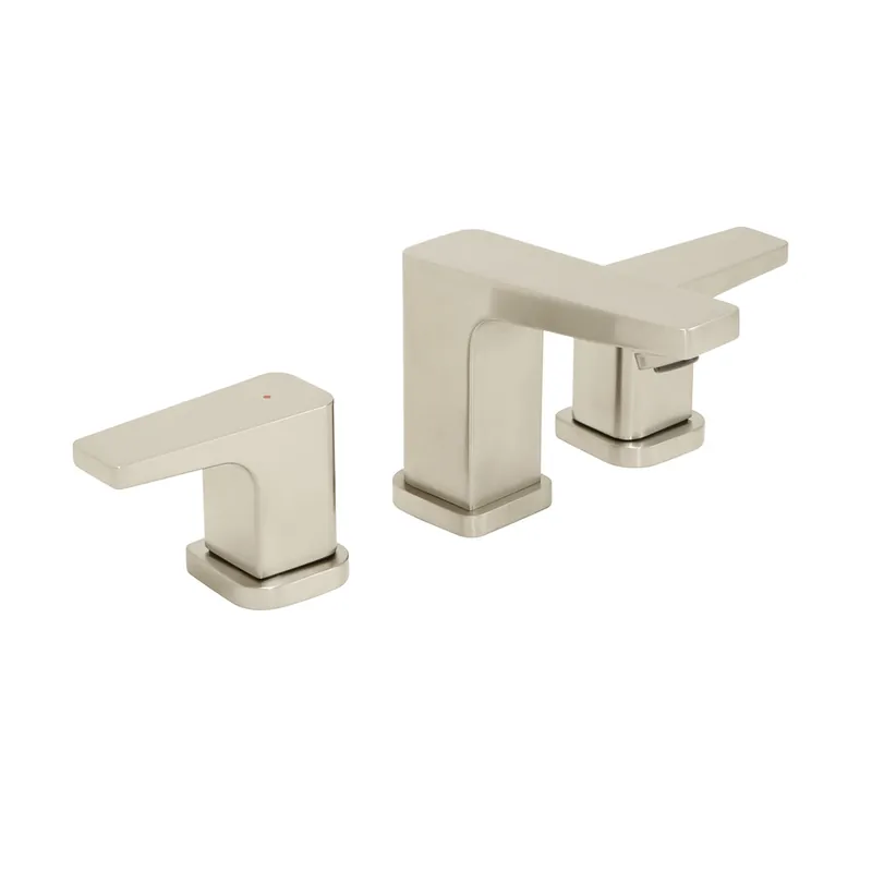 Speakman Kubos 1.2 GPM Low Lead Brass Brushed Nickel Lever Handle Widespread Faucet Place Order