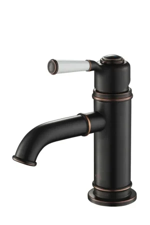 Grab Now KIBI Victorian Single Handle Oil Rubbed Bronze Solid Brass Bathroom Vanity Sink Faucet